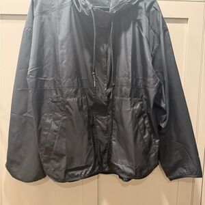 Eddie Bauer Black Windbreaker Jacket